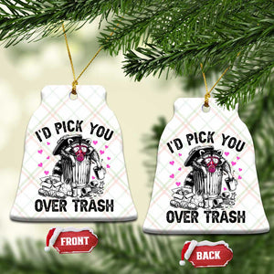 Valentine Racoon Trash Panda Ceramic Ornament I Would Pick You Over Trash TS14 Print Your Wear