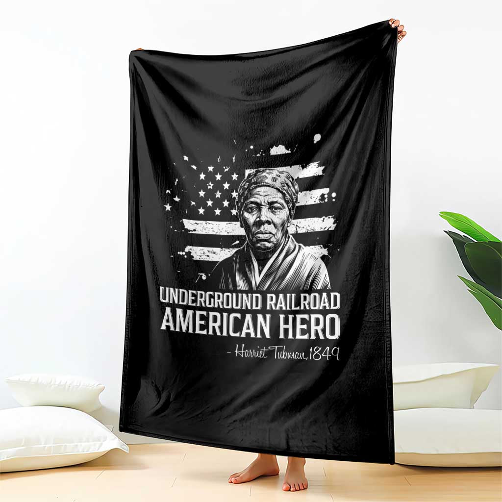 Harriet Tubman Throw Blanket Underground Railroad American Hero History TS14 Print Your Wear