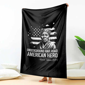 Harriet Tubman Throw Blanket Underground Railroad American Hero History TS14 Print Your Wear