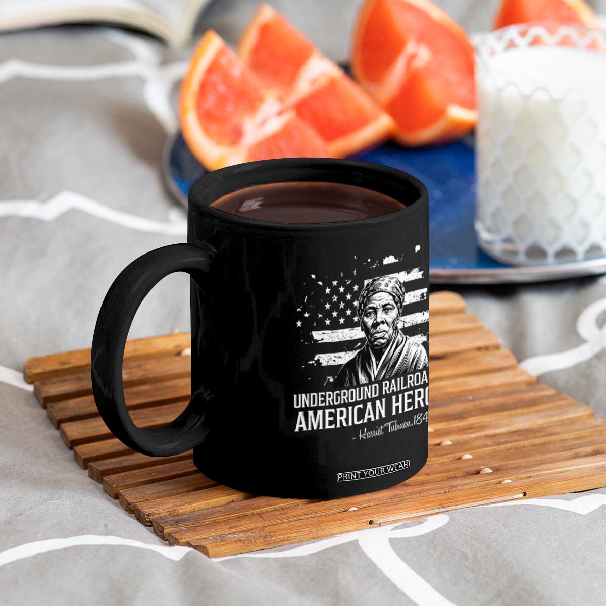 Harriet Tubman Coffee Mug Underground Railroad American Hero History TS14 Print Your Wear
