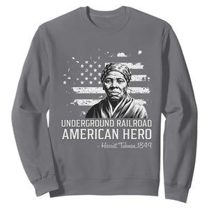 Harriet Tubman Sweatshirt Underground Railroad American Hero History TS14 Charcoal Print Your Wear