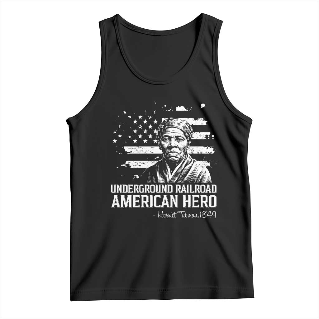 Harriet Tubman Tank Top Underground Railroad American Hero History TS14 Black Print Your Wear
