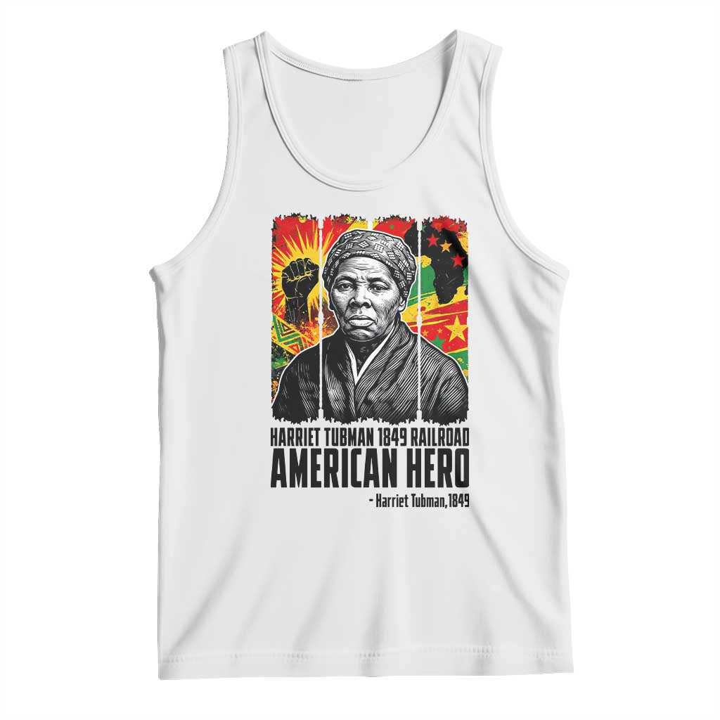 Harriet Tubman Black History Month Tank Top Underground Railroad American Hero History TS14 White Print Your Wear