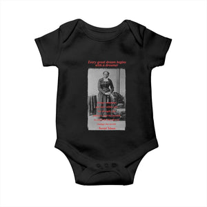 Harriet Tubman Baby Onesie Black History Month TS14 Black Print Your Wear
