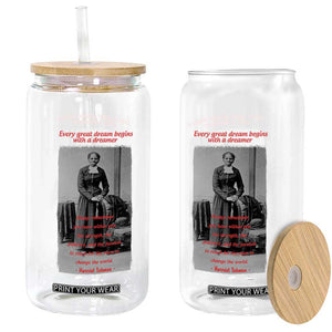 Harriet Tubman Glass Can Black History Month TS14 Print Your Wear