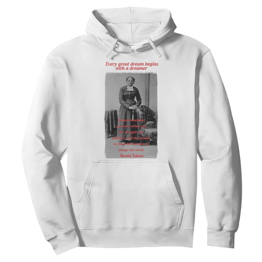 Harriet Tubman Hoodie Black History Month TS14 White Print Your Wear