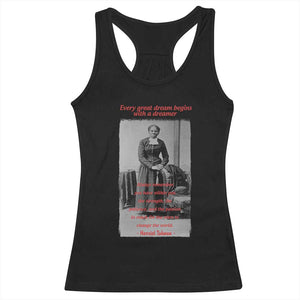 Harriet Tubman Racerback Tank Top Black History Month TS14 Black Print Your Wear