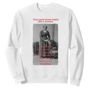 Harriet Tubman Sweatshirt Black History Month TS14 White Print Your Wear