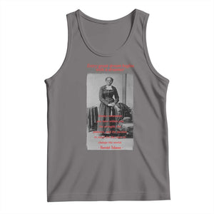 Harriet Tubman Tank Top Black History Month TS14 Deep Heather Print Your Wear