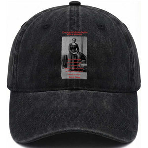 Harriet Tubman Washed Cotton Baseball Cap Black History Month TS14 Washed Cap Universal Fit Black Print Your Wear