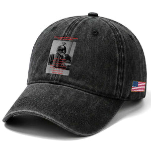 Harriet Tubman Washed Cotton Baseball Cap Black History Month TS14 Print Your Wear