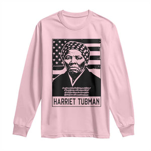 Harriet Tubman Quote Long Sleeve Shirt Black History Month TS14 Light Pink Print Your Wear