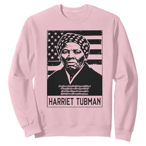 Harriet Tubman Quote Sweatshirt Black History Month TS14 Light Pink Print Your Wear