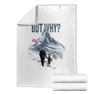 But Why Penguin Throw Blanket Head Towards The Mountains Penguin Meme TS14 White Print Your Wear
