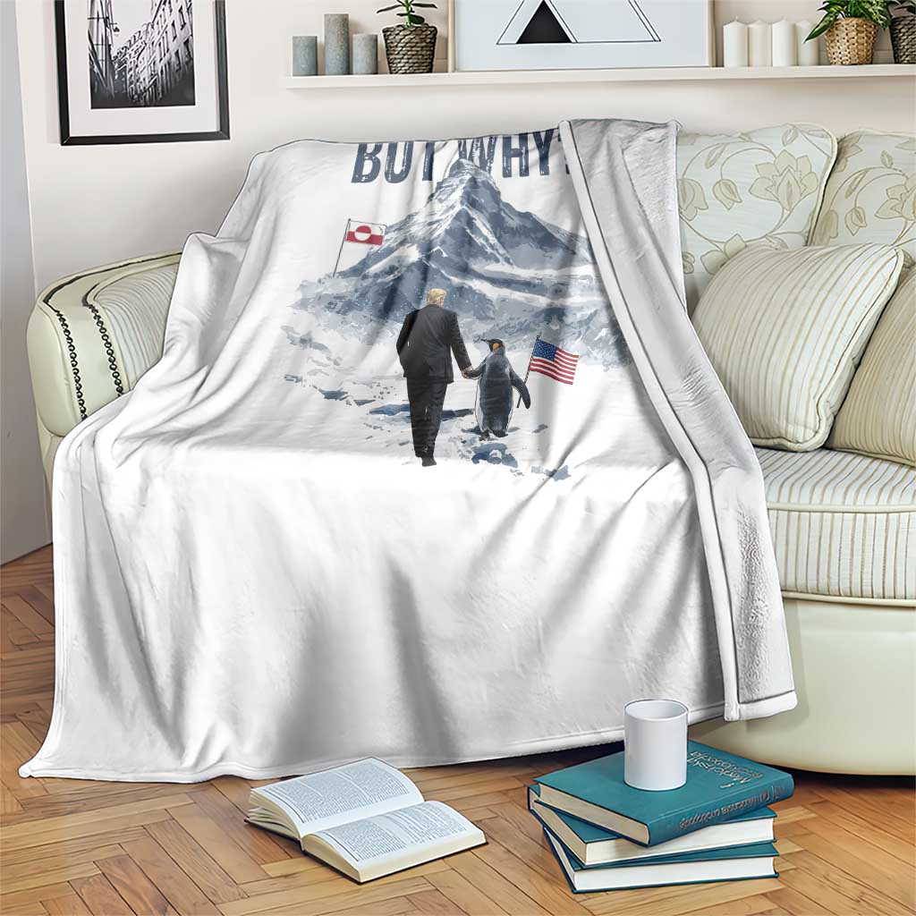 But Why Penguin Throw Blanket Head Towards The Mountains Penguin Meme TS14 Print Your Wear