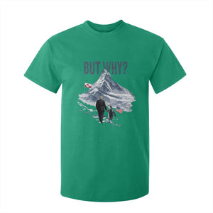 But Why Penguin T Shirt For Kid Head Towards The Mountains Penguin Meme TS14 Irish Green Print Your Wear