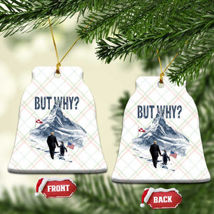 But Why Penguin Ceramic Ornament Head Towards The Mountains Penguin Meme TS14 Print Your Wear