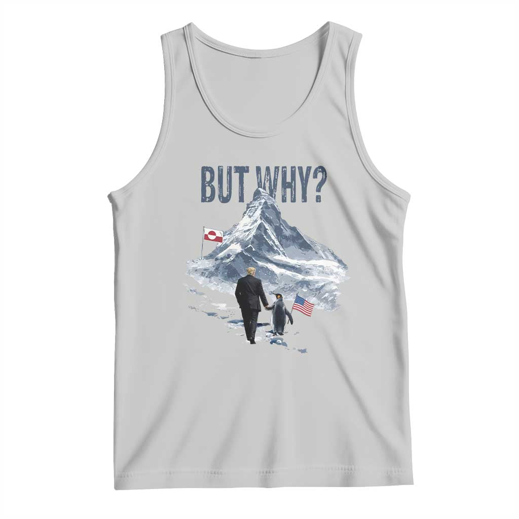 But Why Penguin Tank Top Head Towards The Mountains Penguin Meme TS14 Ash Print Your Wear