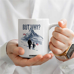 But Why Penguin Coffee Mug Head Towards The Mountains Penguin Meme TS14 Print Your Wear