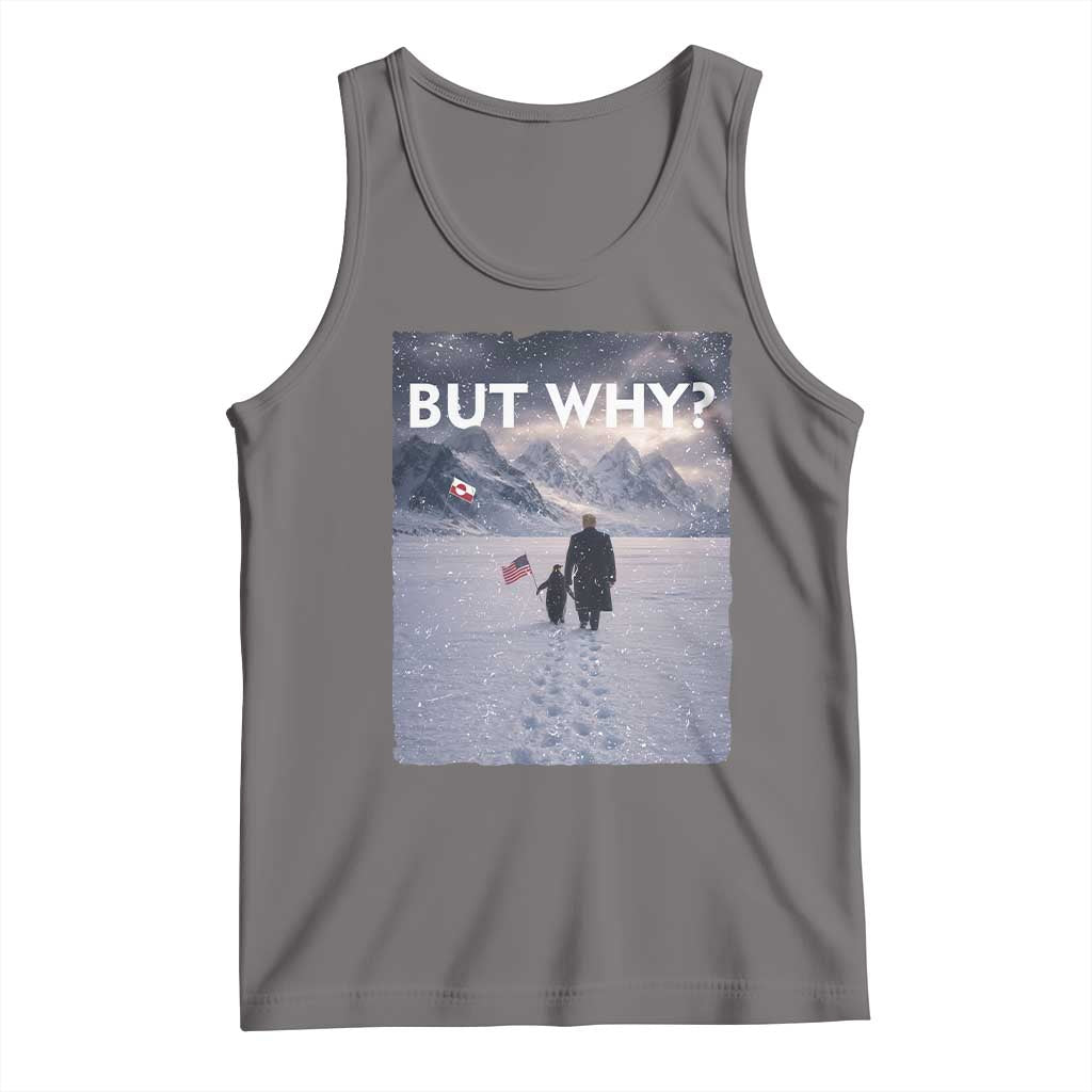 But Why Penguin Tank Top Trump Nihilist Penguin Political Meme Minimal TS14 Deep Heather Print Your Wear