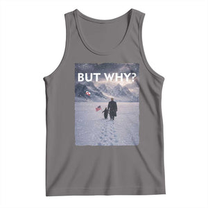 But Why Penguin Tank Top Trump Nihilist Penguin Political Meme Minimal TS14 Deep Heather Print Your Wear