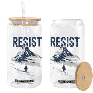 Funny Penguin Protest Glass Can Resist Penguin Mountain Hiking Meme TS14 Print Your Wear