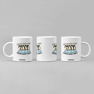 Penguins Against Tariffs Coffee Mug Resist Tariffs Subtle FDT Political Resistance TS14 Print Your Wear