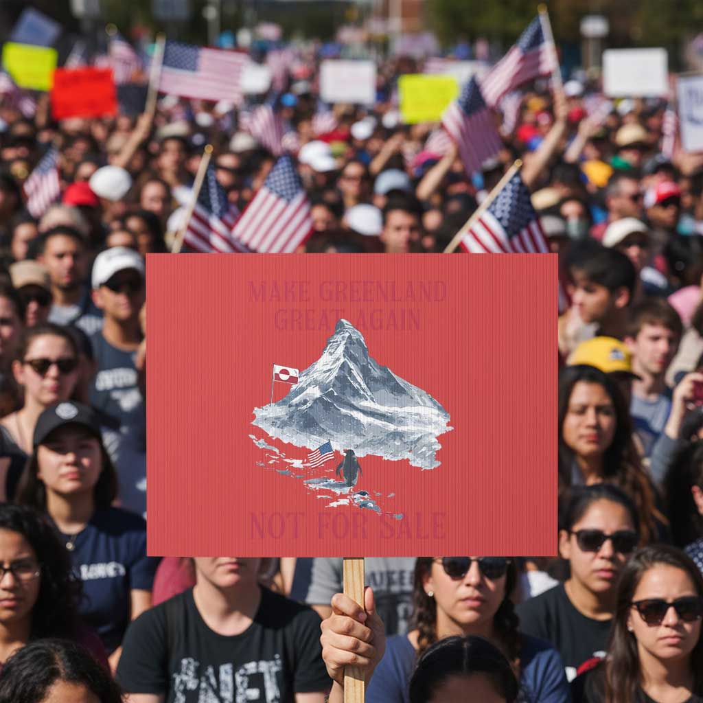 But Why Penguin Protest Sign Trump Nihilist Penguin Minimal Political Meme TS14 Horizontal 18