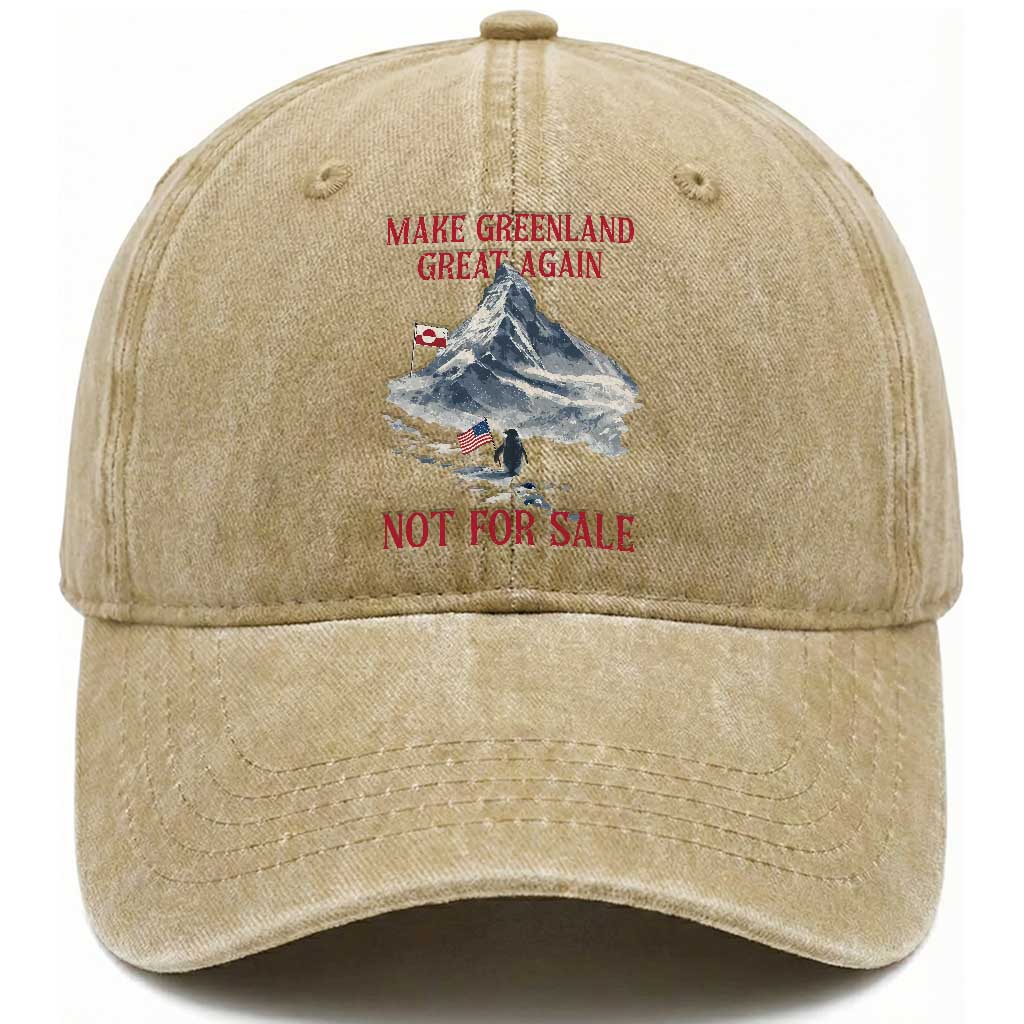 But Why Penguin Washed Cotton Baseball Cap Trump Nihilist Penguin Minimal Political Meme TS14 Washed Cap Universal Fit Khaki Print Your Wear