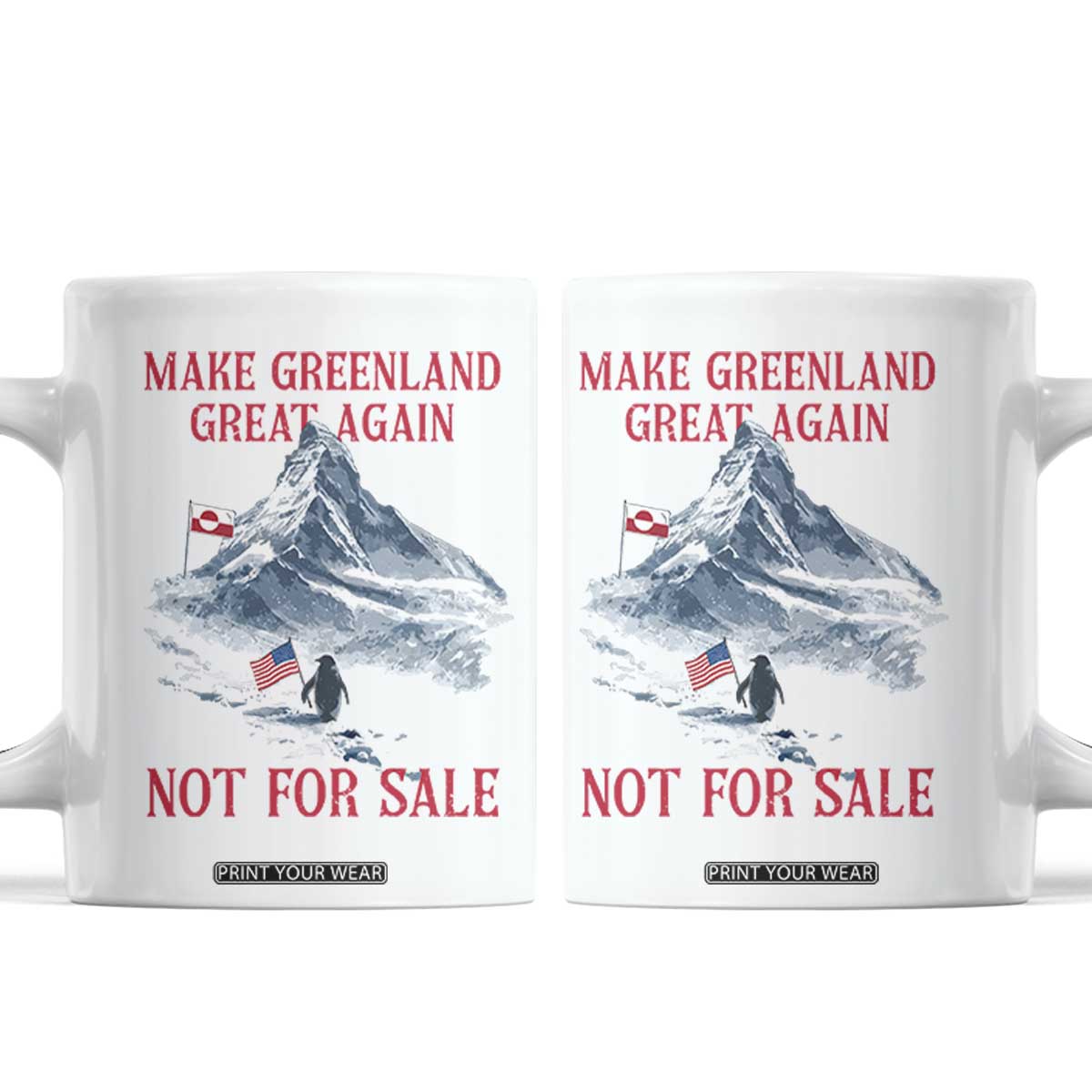But Why Penguin Coffee Mug Trump Nihilist Penguin Minimal Political Meme TS14 White Print Your Wear