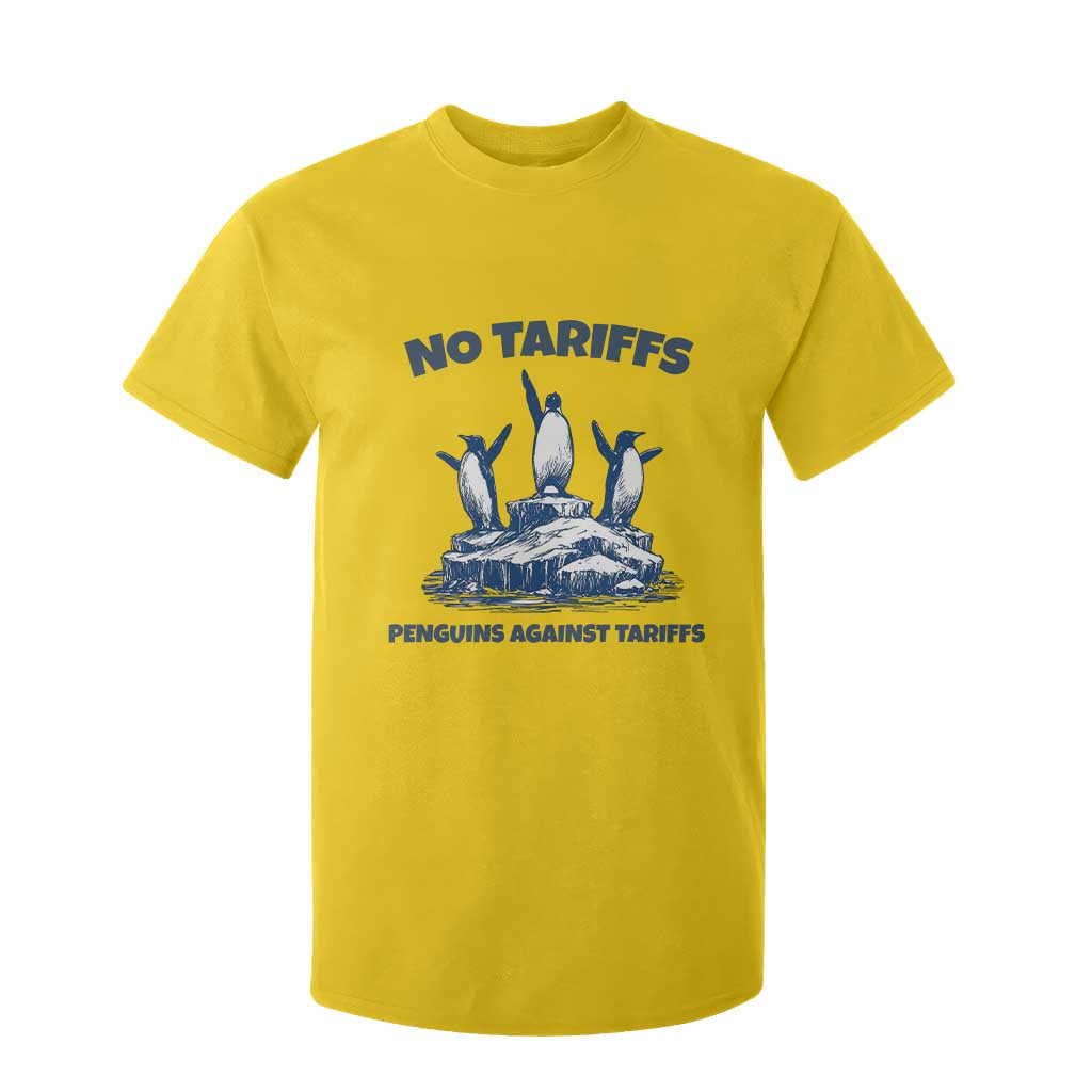 Penguins Against Tariffs T Shirt For Kid Resist Protest FDT Political TS14 Daisy Print Your Wear