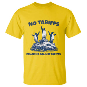 Penguins Against Tariffs T Shirt Resist Protest FDT Political TS14 Daisy Print Your Wear