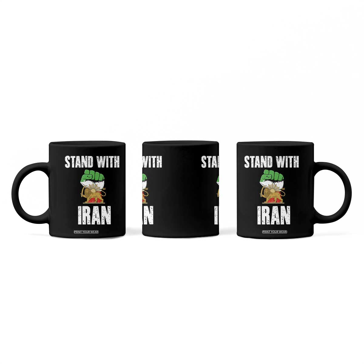 Free Iran Support Iranian MIGA Coffee Mug Stand With Iran TS14 Print Your Wear