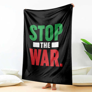 Free Iran Support Iranian MIGA Throw Blanket Stop The War TS14 Print Your Wear