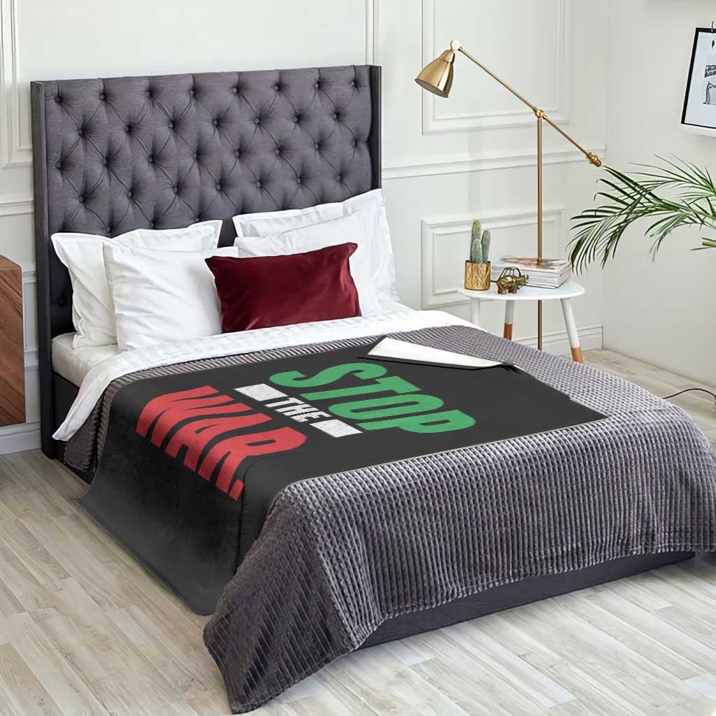 Free Iran Support Iranian MIGA Throw Blanket Stop The War TS14 Print Your Wear