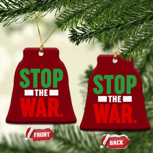 Free Iran Support Iranian MIGA Ceramic Ornament Stop The War TS14 Print Your Wear