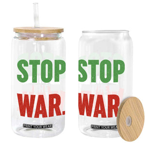 Free Iran Support Iranian MIGA Glass Can Stop The War TS14 Print Your Wear