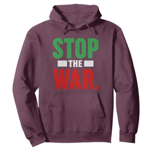 Free Iran Support Iranian MIGA Hoodie Stop The War TS14 Maroon Print Your Wear