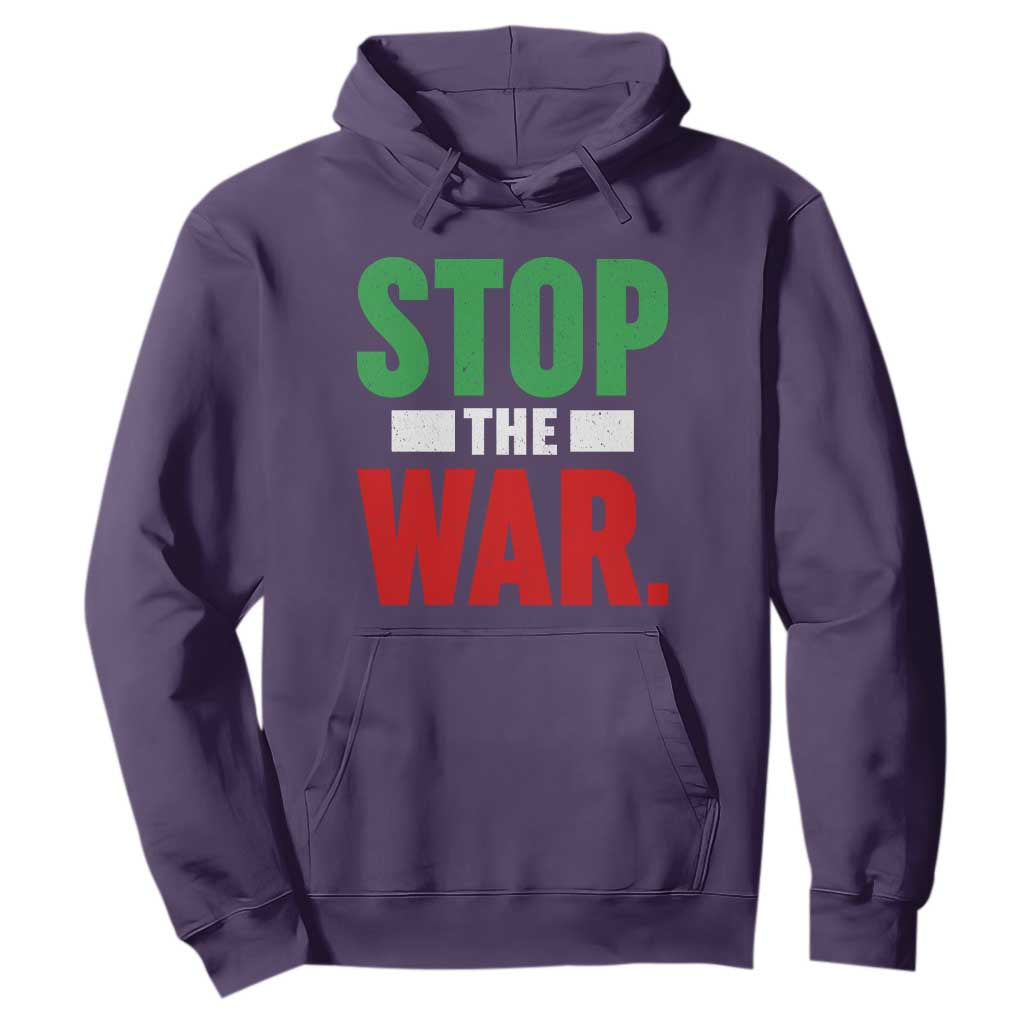 Free Iran Support Iranian MIGA Hoodie Stop The War TS14 Purple Print Your Wear