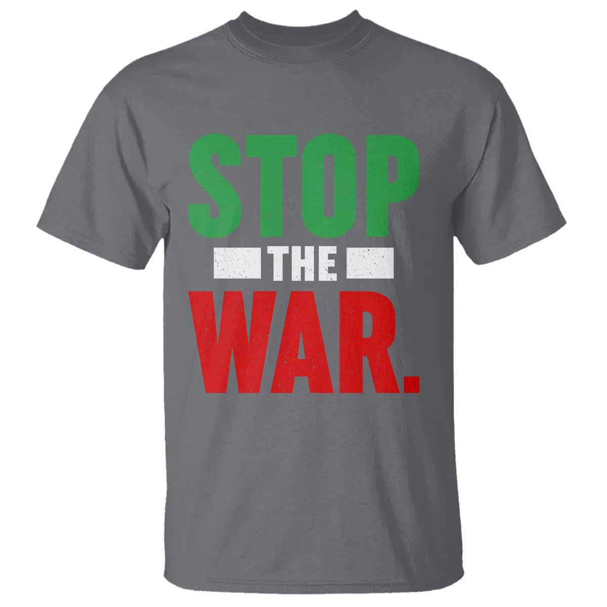 Free Iran Support Iranian MIGA T Shirt Stop The War TS14 Charcoal Print Your Wear
