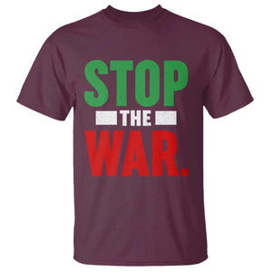 Free Iran Support Iranian MIGA T Shirt Stop The War TS14 Maroon Print Your Wear