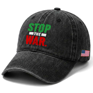 Free Iran Support Iranian MIGA Washed Cotton Baseball Cap Stop The War TS14 Print Your Wear