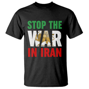 Free Iran Support Iranian MIGA T Shirt Stop The War In Iran TS14 Black Print Your Wear