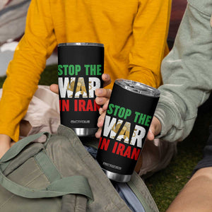 Free Iran Support Iranian MIGA Tumbler Cup Stop The War In Iran TS14 Print Your Wear