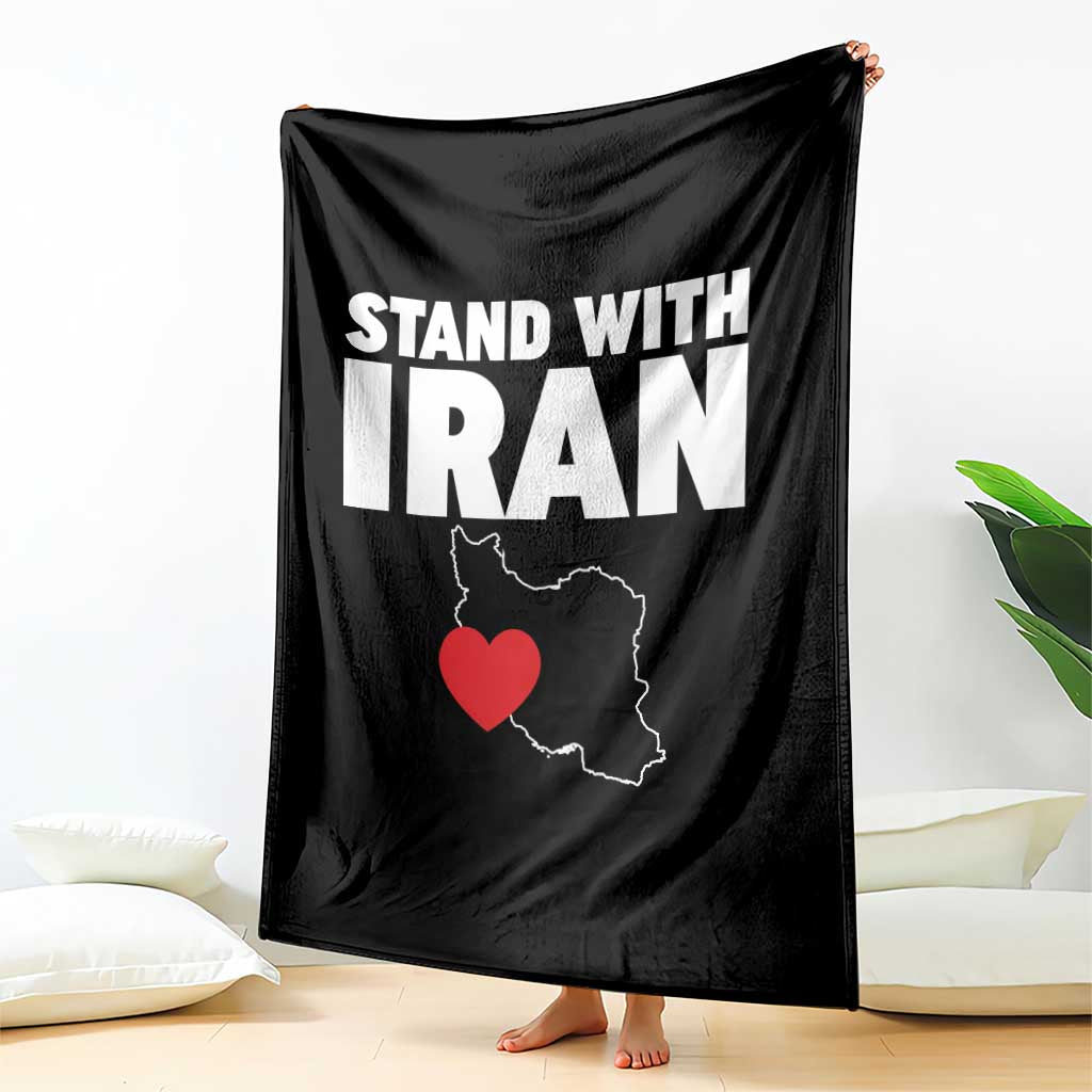 Free Iran Support Iranian MIGA Throw Blanket TS14 Print Your Wear