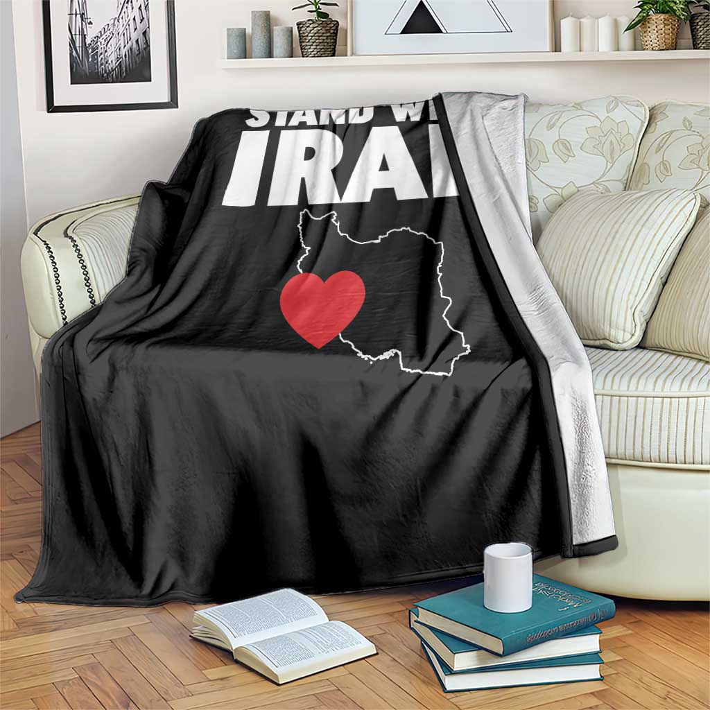 Free Iran Support Iranian MIGA Throw Blanket TS14 Print Your Wear