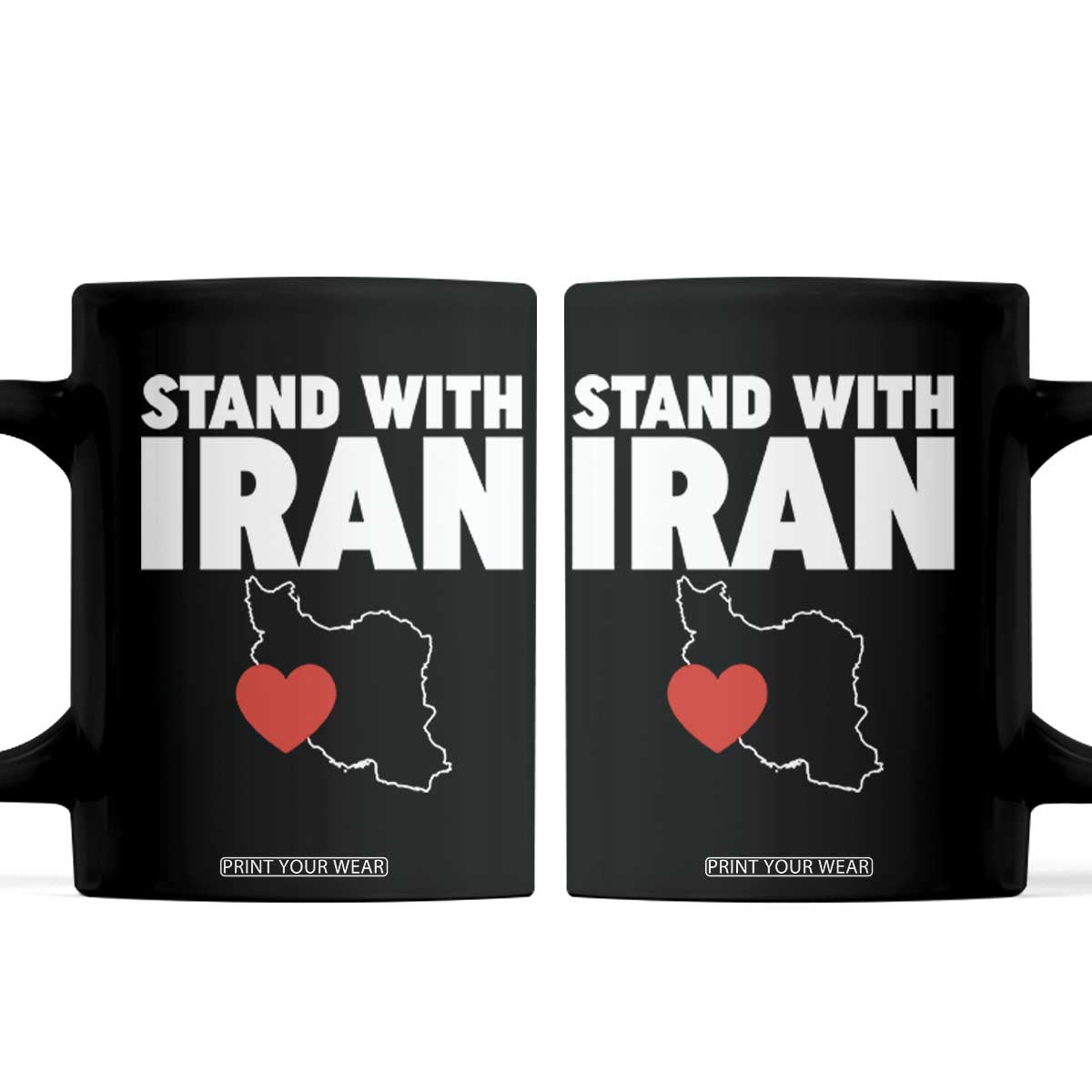 Free Iran Support Iranian MIGA Coffee Mug TS14 Black Print Your Wear