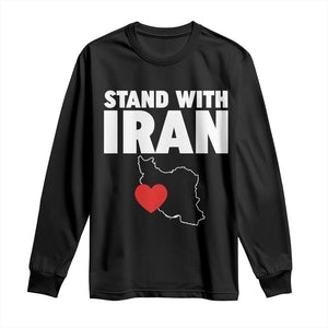 Free Iran Support Iranian MIGA Long Sleeve Shirt TS14 Black Print Your Wear