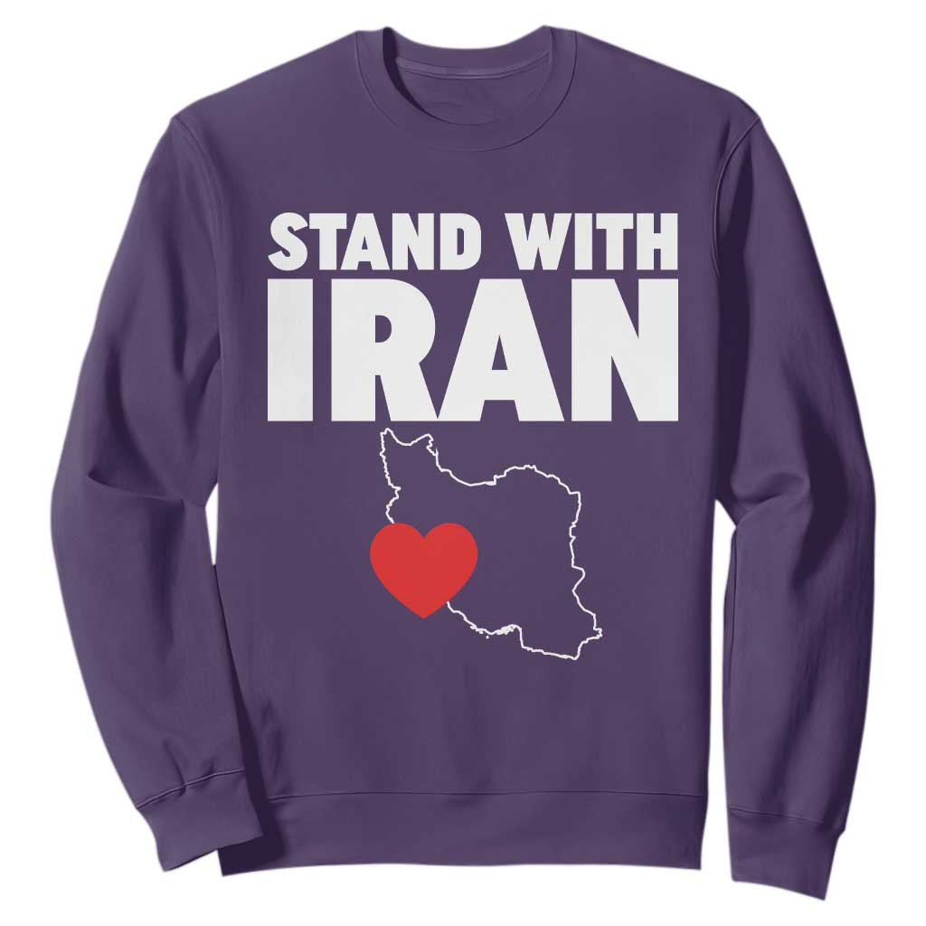Free Iran Support Iranian MIGA Sweatshirt TS14 Purple Print Your Wear
