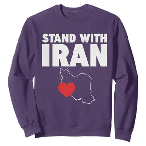 Free Iran Support Iranian MIGA Sweatshirt TS14 Purple Print Your Wear
